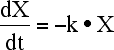 dX/dt equation