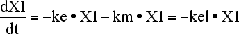Differential equation for X1