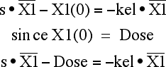 Equation for X1 in the Laplace domain