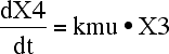 Differential equation for X4