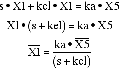 X1 in the s domain