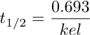 t(1/2)