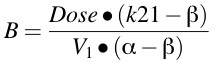 B = 